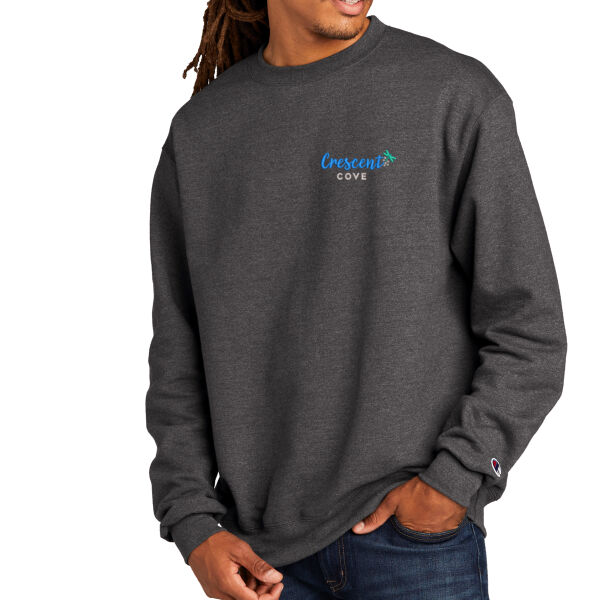 Champion Powerblend Crewneck Sweatshirt  - Embroidered Logo Thumbnail