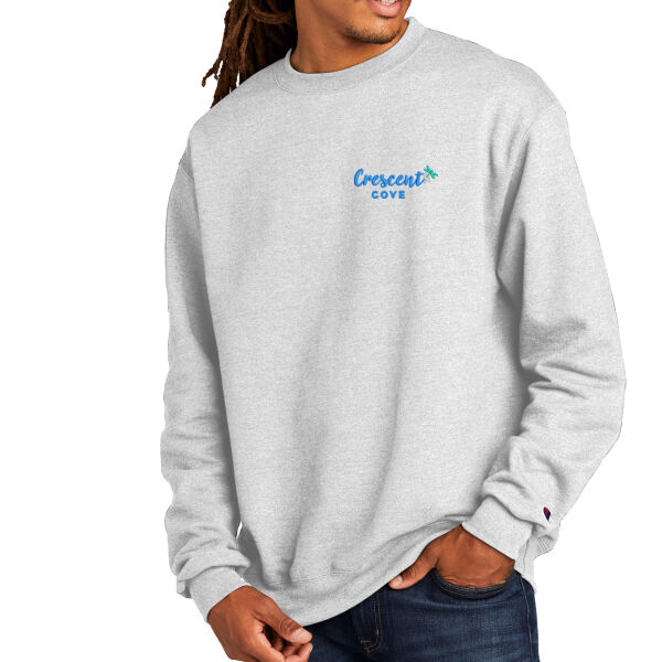 Champion Powerblend Crewneck Sweatshirt  - Embroidered Logo Thumbnail