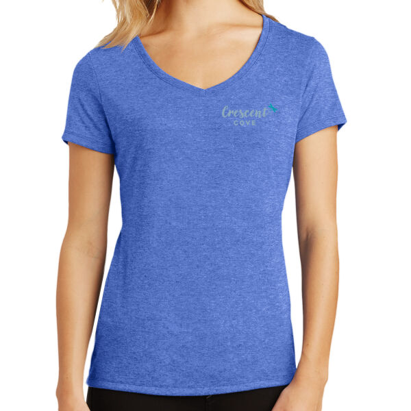 District Women's Perfect Tri V-Neck Tee - Printed & Screen Print Logos Thumbnail