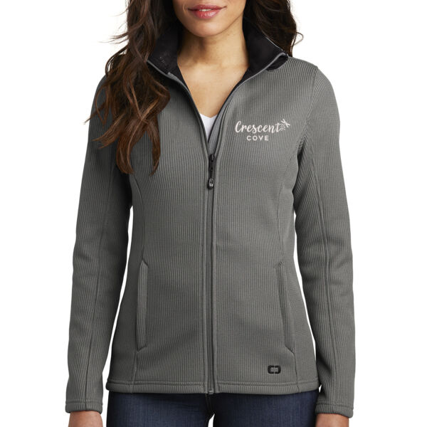 OGIO ® Ladies Grit Fleece Jacket - Embroidered Logo Thumbnail