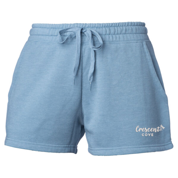 Independent Trading Co. - Women’s Lightweight California Wave Wash Sweatshorts - Embroidered Logo Thumbnail