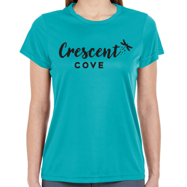 Womens Cool & Dry Sport Performance Interlock T Shirt - Printed Logos Thumbnail